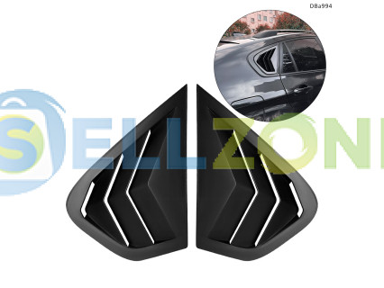 Γυαλιστερά μαύρα καλύμματα με γρίλιες εξαερισμού στα πίσω πλαϊνά παράθυρα BMW X6 E71 2008-2014 – DBa994